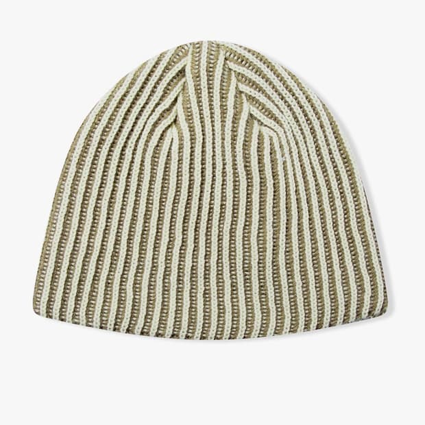 Short Cascade Beanie - Olive
