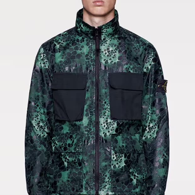스톤아일랜드 엘리게이터 카모 자켓