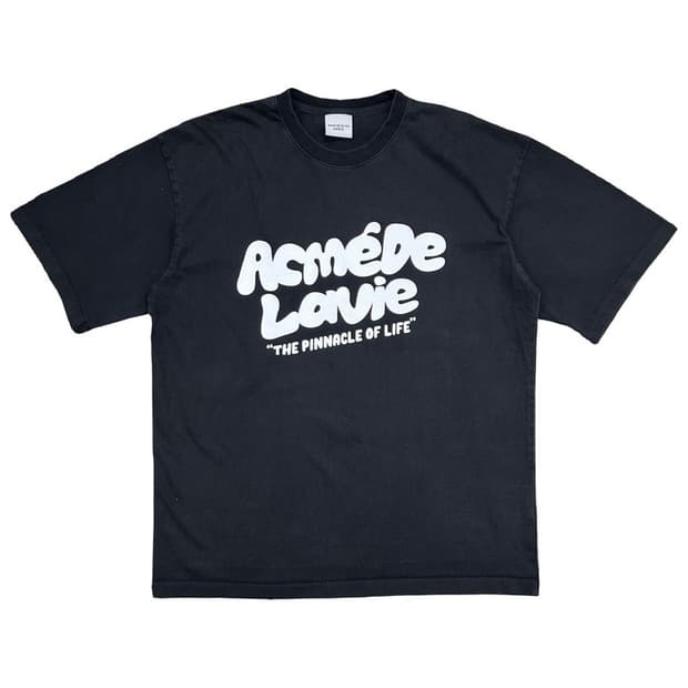 ACME DE LA VIE 버블로고 반팔티 블랙 1