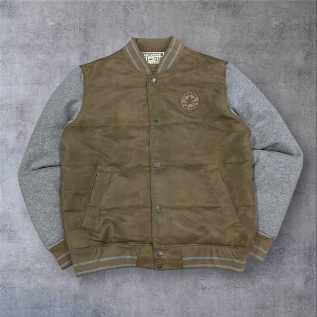 컨버스 올스타 덕다운 스웨이드 바시티 자켓