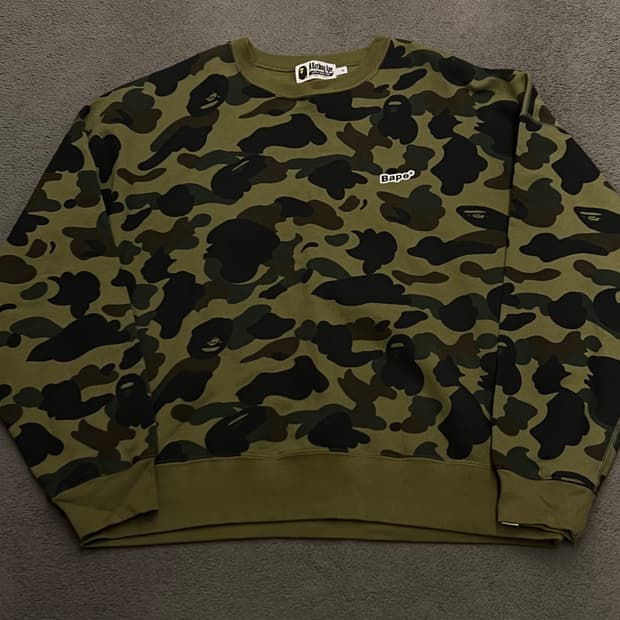 베이프 1st 카모 크루넥 처분 