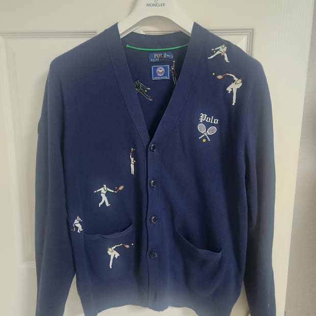 폴로 랄프로렌 윔블던 가디건 M
