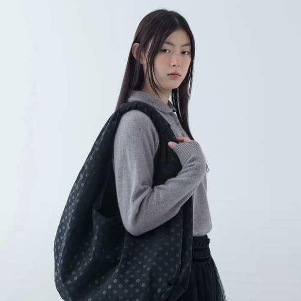오헤시오 도트 패딩백