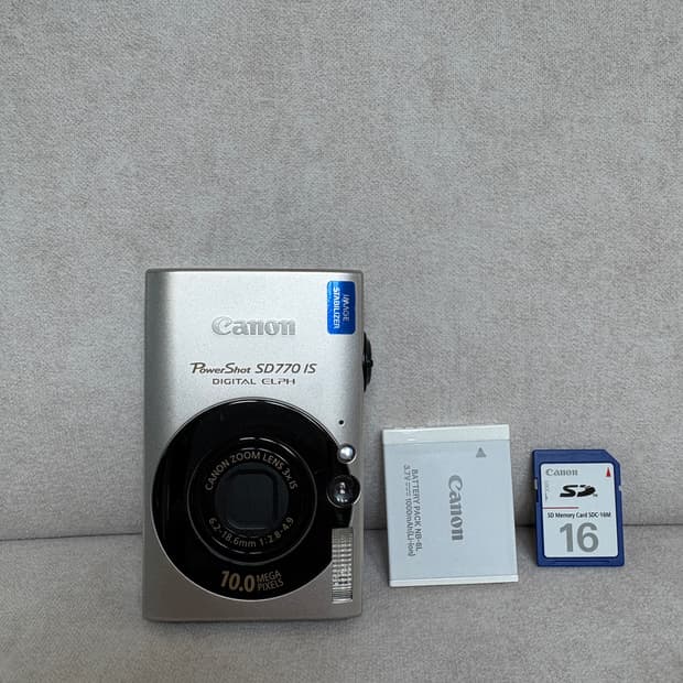 미품 캐논 IXUS85(익서스85) 빈티지카메라