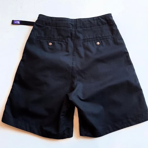 노스페이스 퍼플라벨 벨트 와이드 쇼츠