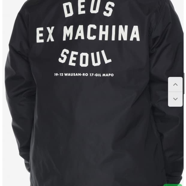 데우스 코치자켓 서울 블랙 s