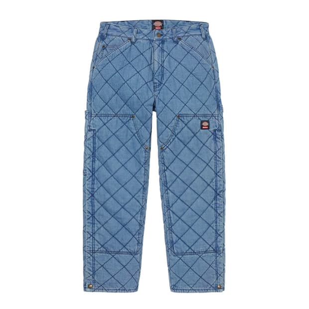 슈프림 디키즈 퀄티드 더블 니 페인터 팬츠