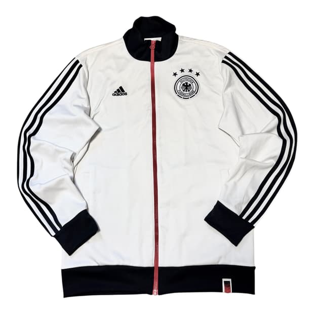 아디다스 X 독일 화이트/블랙 트랙탑 져지