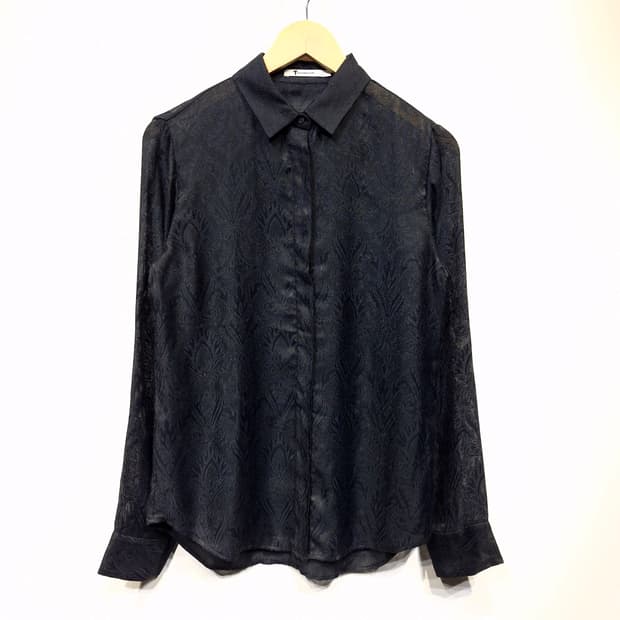 알렉산더왕 페이즐리 자카드 셔츠 블랙 S