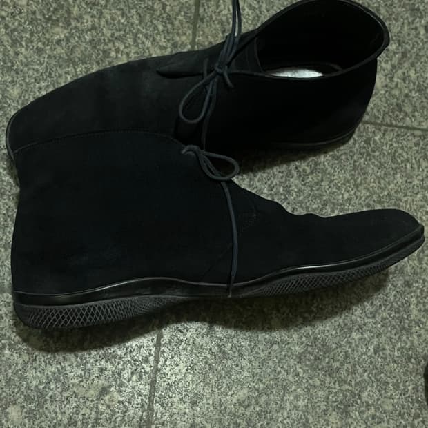 프라다 스포츠 스웨이드 부츠