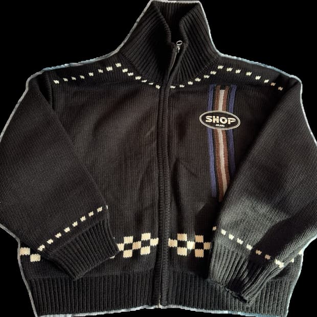 인세인개러지x인사일런스 니트집업