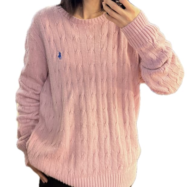  Polo Ralph Lauren 폴로 랄프로렌 연보라 니트