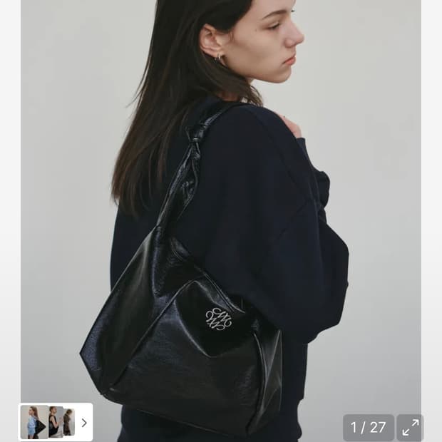 닉앤니콜 스퀘어 숄더백