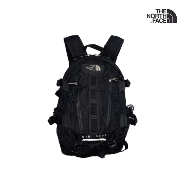 노스페이스 미니샷 고프코어 백팩 블랙