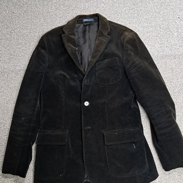 폴로랄프로렌 코듀로이 엘보패치자켓