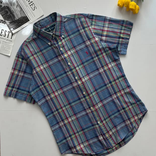 Polo 폴로랄프로렌 포플린 반팔 셔츠