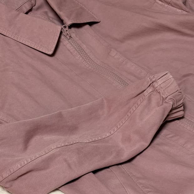 유니클로 U 24ss 집업 블루종