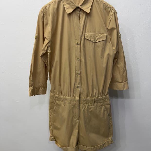 정품) 띠어리 베이지색 점프수트 2(55)