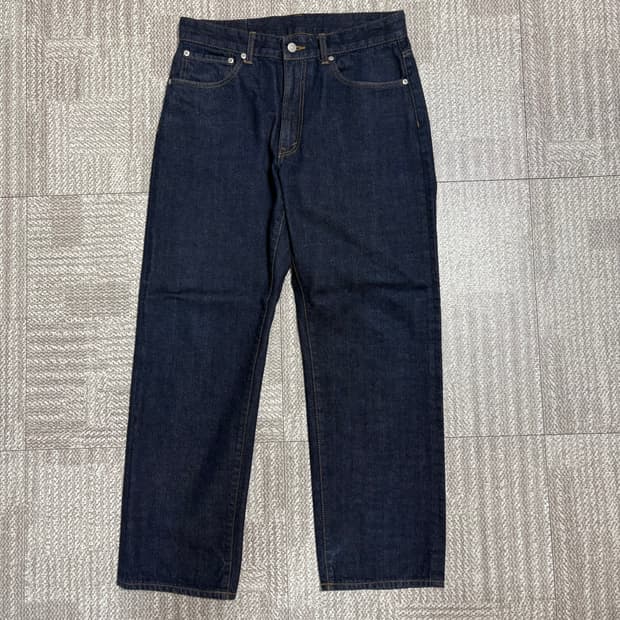 [M] 카키스 셀비지 5pocket jean 데님 청바지 생지