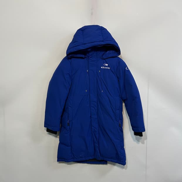 아이더 키즈 덕다운 롱패딩 140 블루