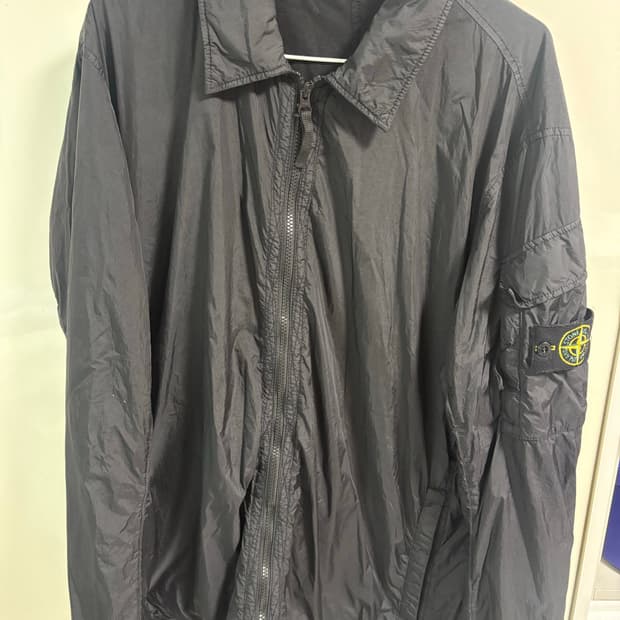 스톤아일랜드 22fw 크링클랩스 오버셔츠 xl