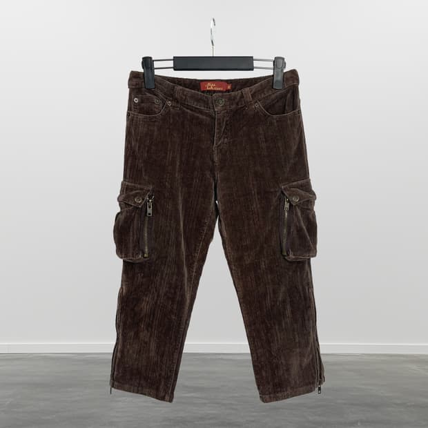 MISS LA JEANS 코듀로이 카고 팬츠