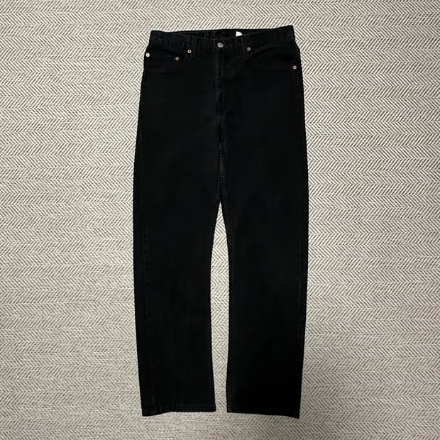 LEVI'S 505 00's mexico made black jeans
