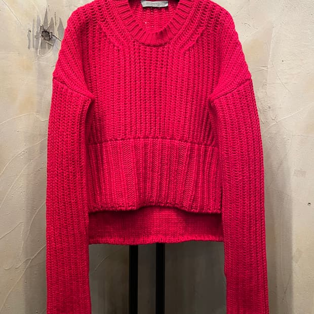 스포츠 막스 크롭 니트 55~66