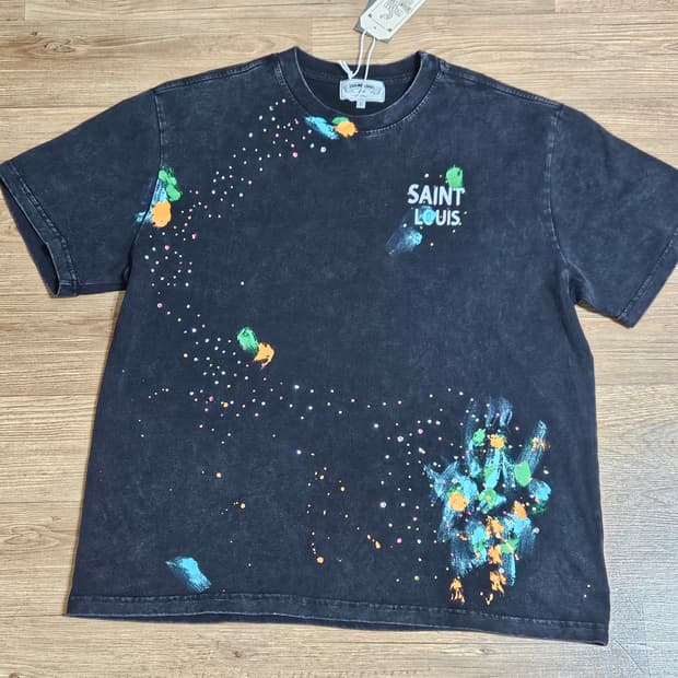 세인트 루이스 페인팅 큐빅 반팔 티셔츠 L사이즈