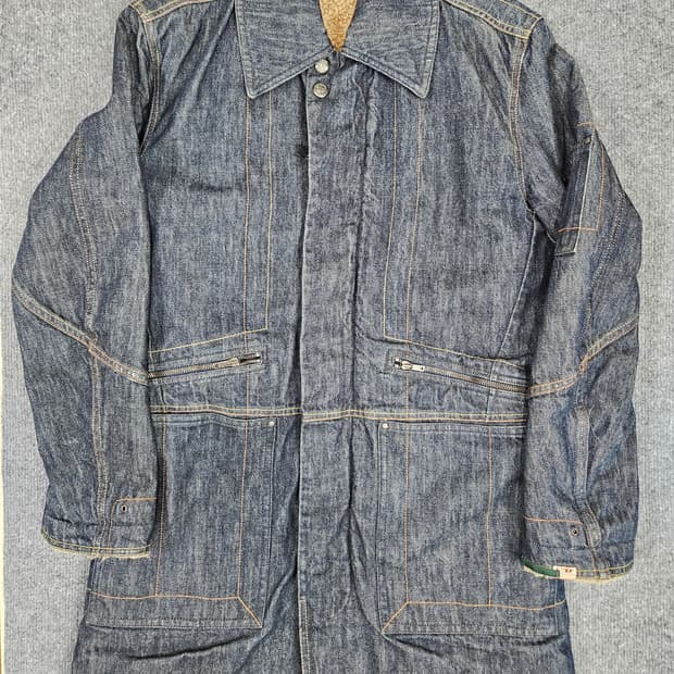 디젤 하프 데님 코트 S 오버핏(급처)