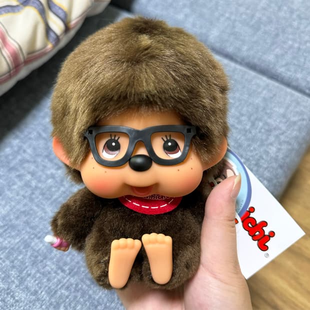 몬치치 대두 빨강 턱받이 새상품 판매중 택 O