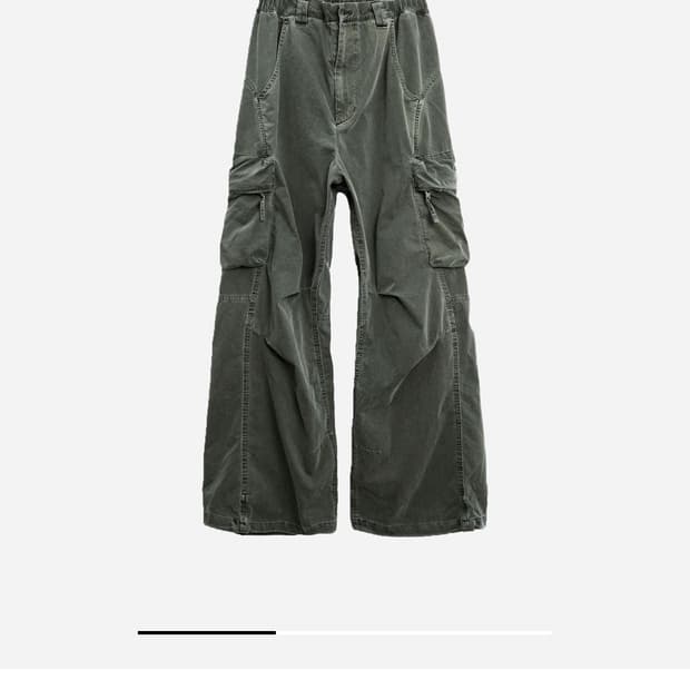 999휴머니티 어드벤쳐 다이드 카고 팬츠 (mossy green)