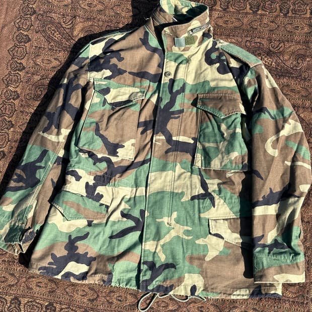 (M/S)90s 우드랜드 M65 필드자켓 착샷o