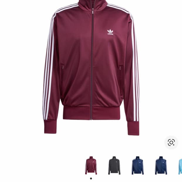구해요) 아디다스 아디컬러 클래식 파이어버드 트랙탑 마룬 져지 버건디