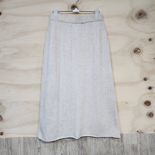 449) UNIT 캐시미어블랜드 니트 스커트