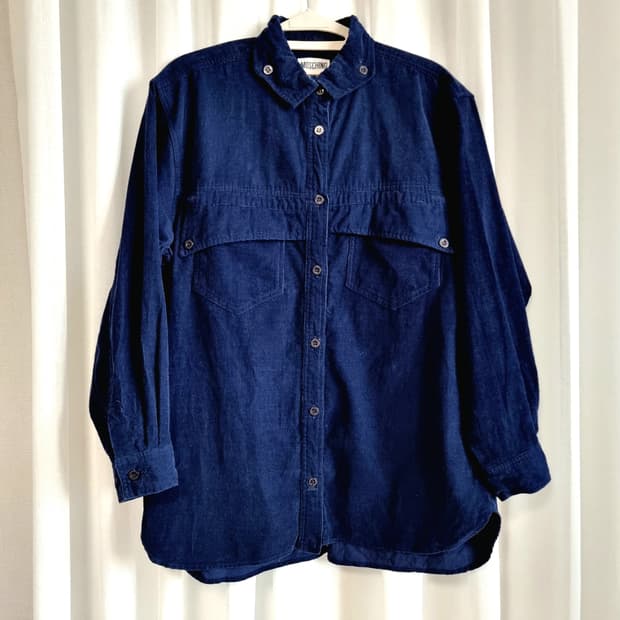 모스키노 코듀로이 셔츠 (55-66) 상태최상