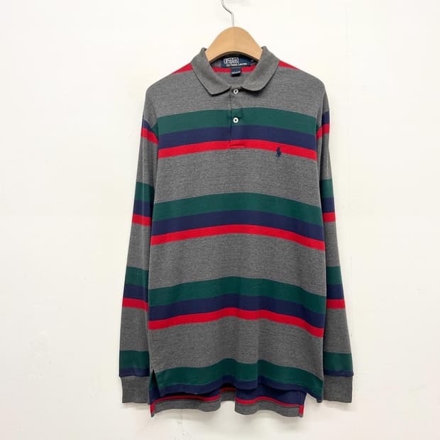90s USA 폴로 랄프로렌 긴팔 카라티