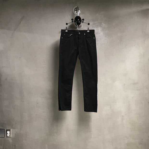 APC 아페쎄 블랙 코튼 팬츠 29(W)