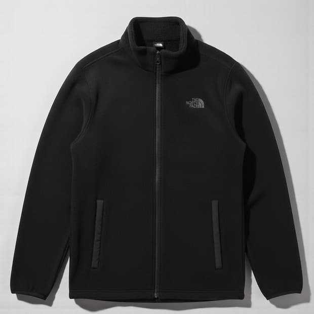 100)노스페이스 플리스 후리스 집업 자켓 블랙