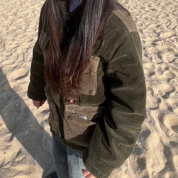 모노플로우 트림포켓 자켓 