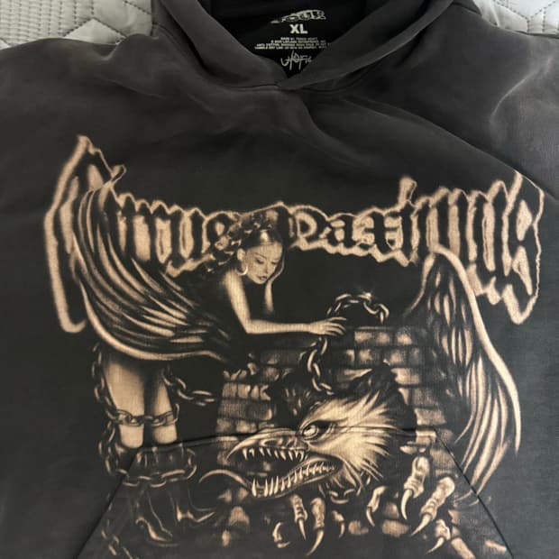 트레비스 스캇 머천 후드티 xl