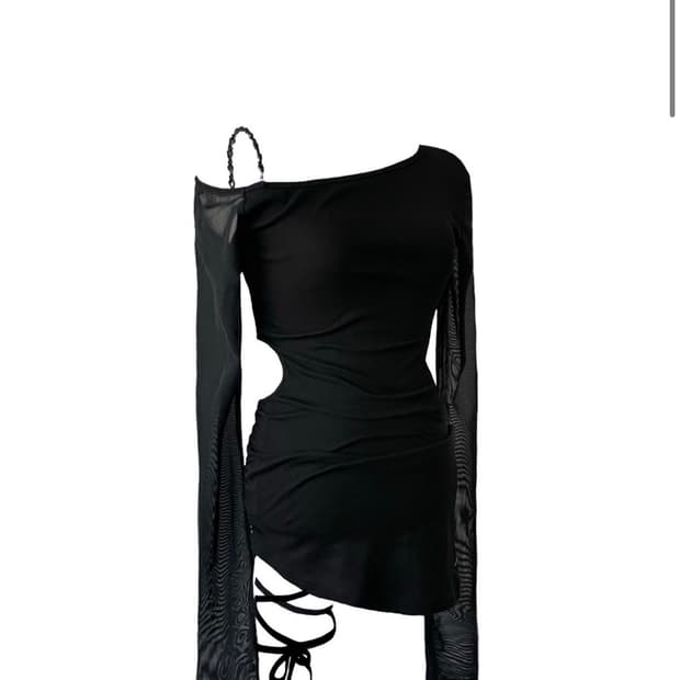 Bnfrom 미니 블랙 원피스 FROM BEEDS OPS