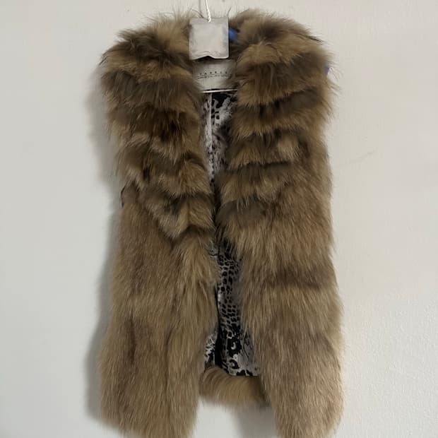 탱커스 모피 조끼 S 사이즈