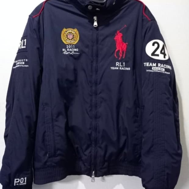 폴로 POLO 랄프로렌 빅포니 레이싱 패딩 점퍼 100/L