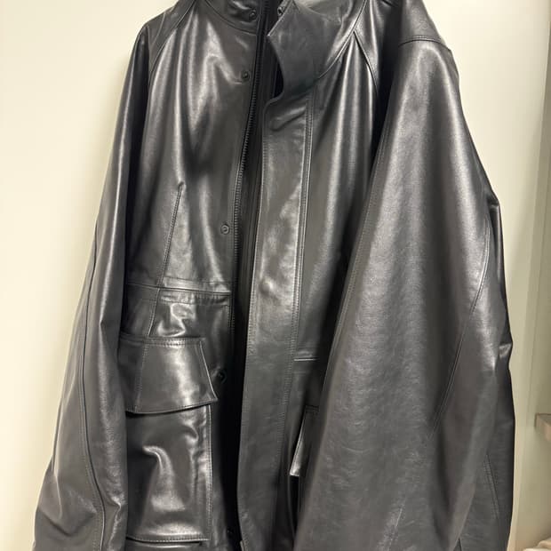 머듈 레더 파카 4사이즈