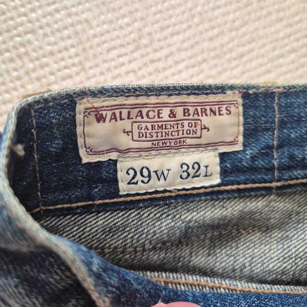 제이크루 wallace & barnes 셀비지 데님