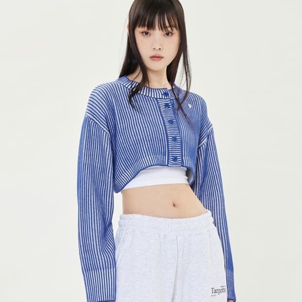 타케토 크롭 볼레로 가디건