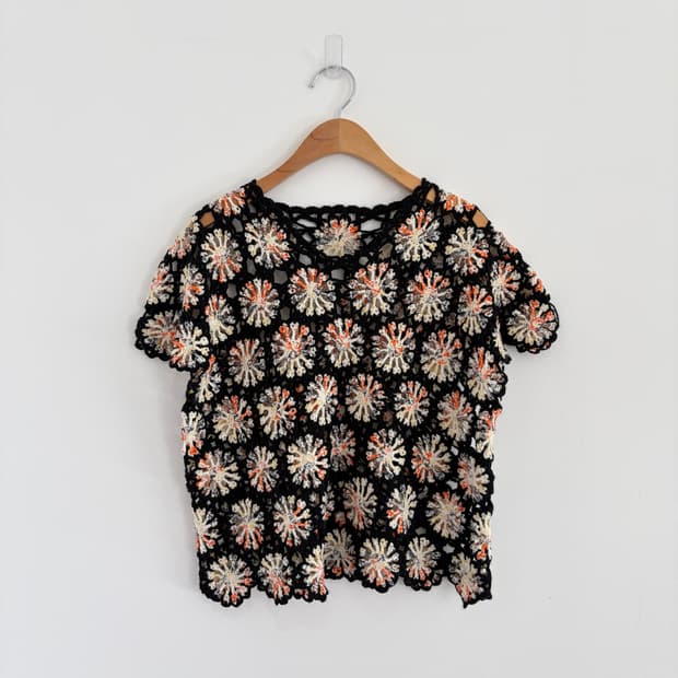 vintage short sleeve knit
