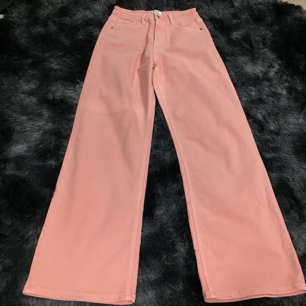 투티/A4 Acne studios 분홍 핑크 면바지 팬츠 여성 26