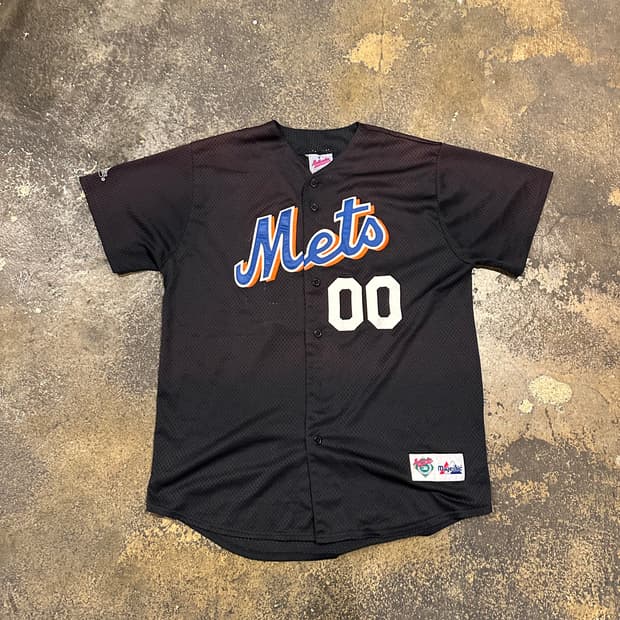 빈티지 00s 뉴욕 메츠 베이스볼 져지 